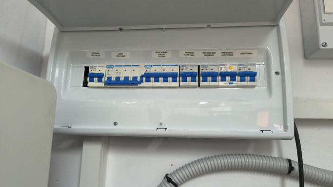 Cuadro de mando de aislada